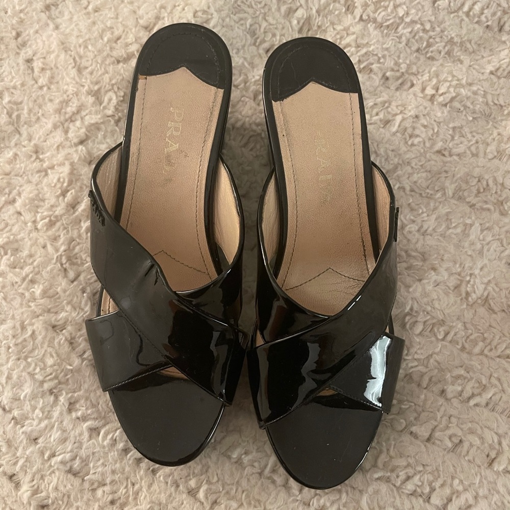 Prada wedges